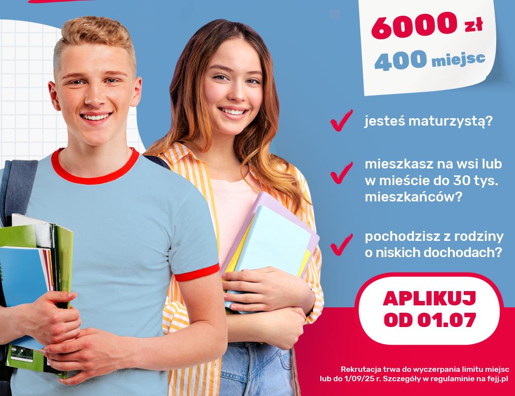 Stypendium „Pierwszy Rok” na studia – rekrutacja już trwa!
