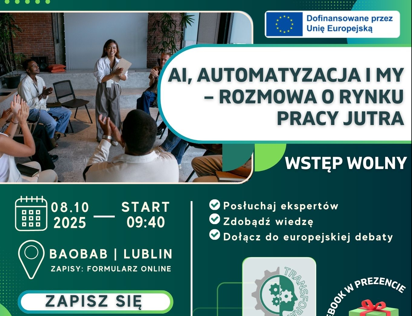Panel Dyskusyjny "Etyczne aspekty wyzwań przyszłego rynku pracy" (wstęp bezpłatny)