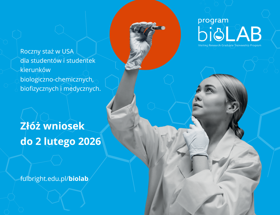 Nabór do programu stażowego BioLAB 2026-27