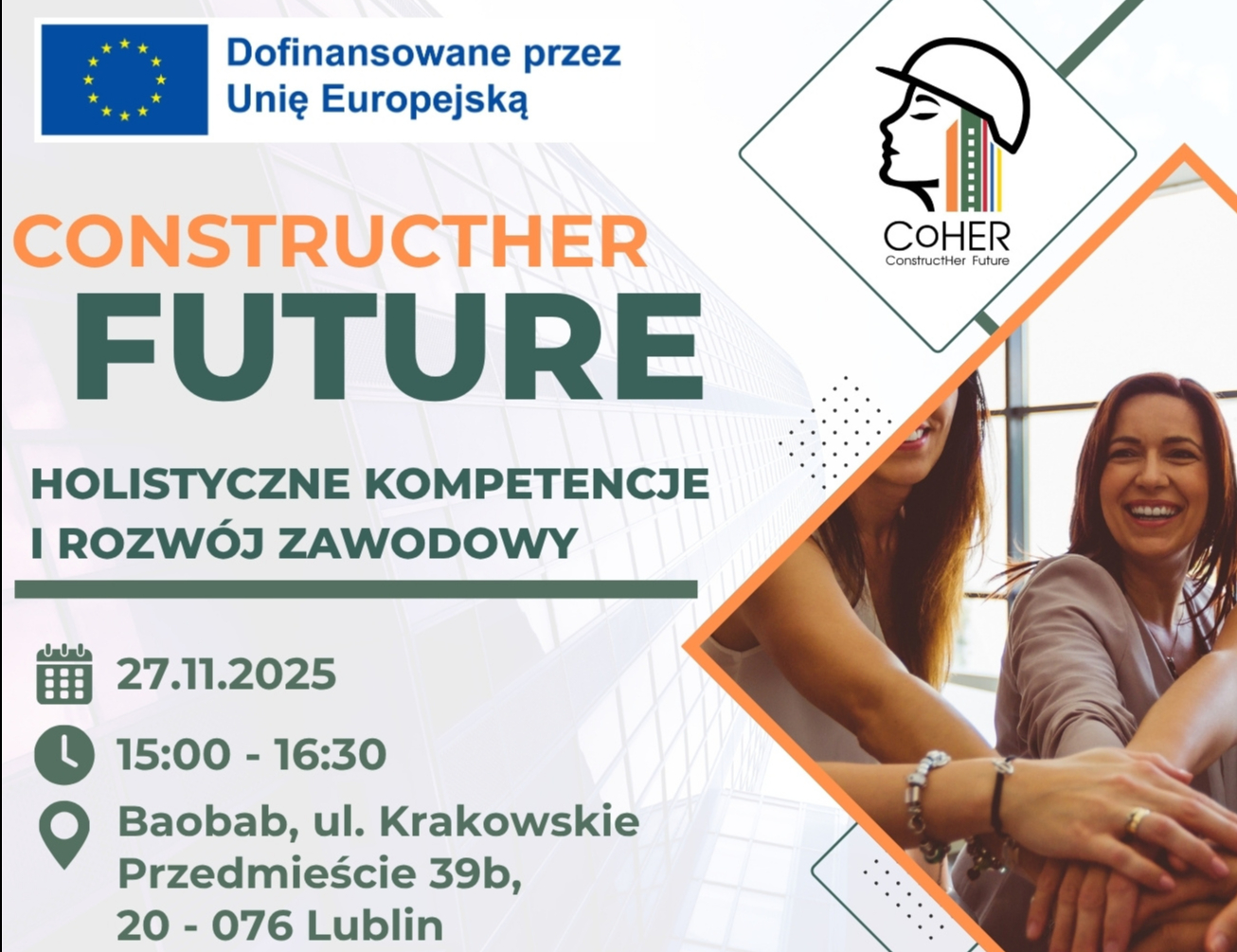 Bezpłatny warsztat pt. "Holistyczne kompetencje i rozwój zawodowy"