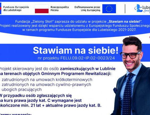 Zaproszenie do udziału w projekcie "Stawiam na siebie!"