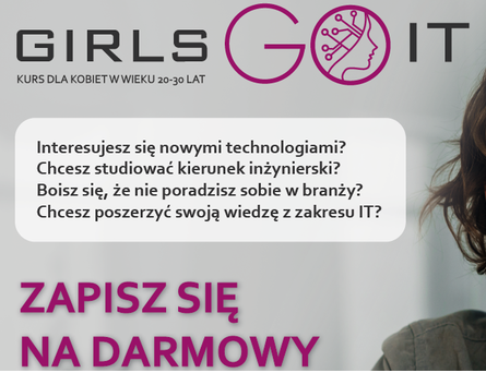 Zaproszenie na kurs "Girls Go IT"