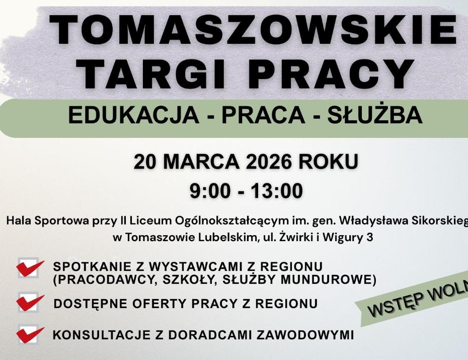 Udział Uczelnianego Biura Karier w II Tomaszowskich Targach Pracy „Edukacja – Praca – Służba”