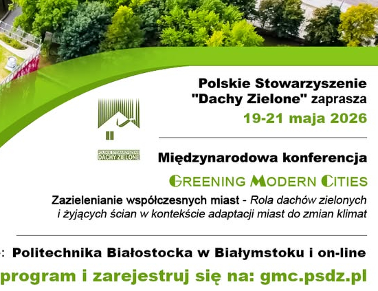  Konferencja Zazielenianie współczesnych miast 19-21.05.26