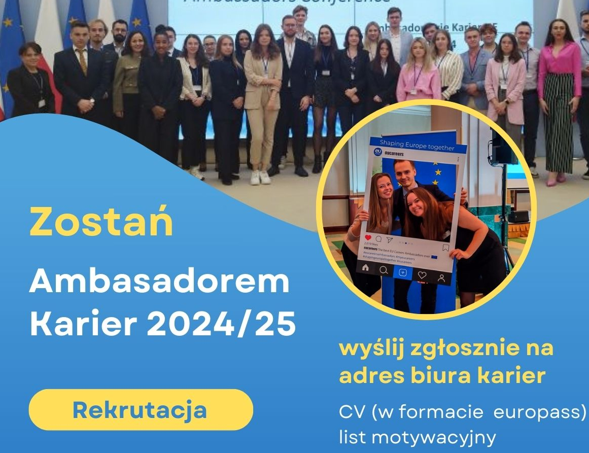 Ambasadorowie Karier UE - zaproszenie do udziału w edycji 2024/2025