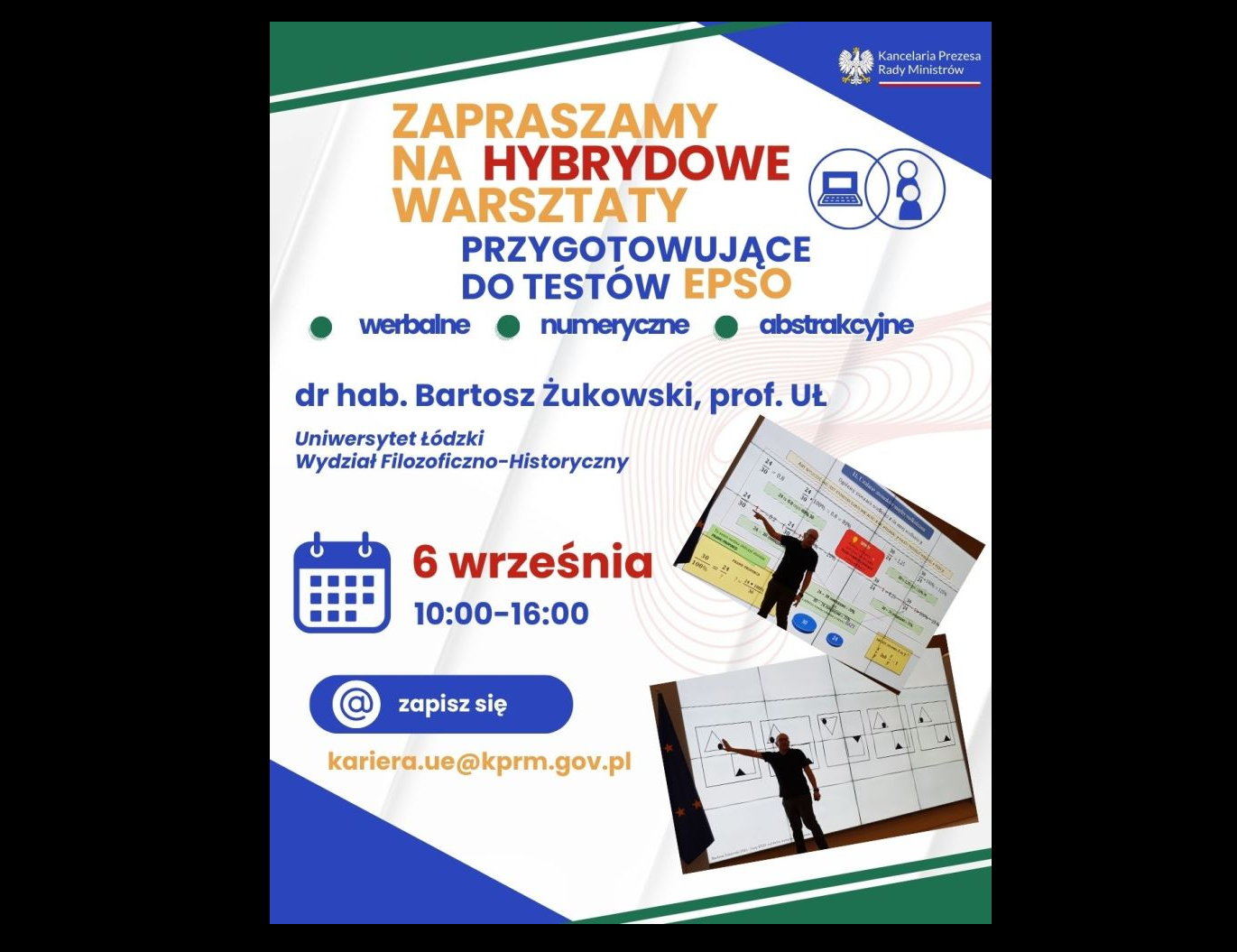 Szkolenia z testów EPSO 6 września 2024 r.